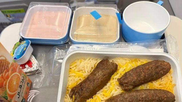 이집트 항공 기내식이라고 함