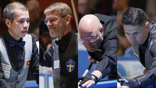 세계팀3쿠션선수권 우승향방 베트남-스웨덴, 독일-콜롬비아 4강 대결로 압축