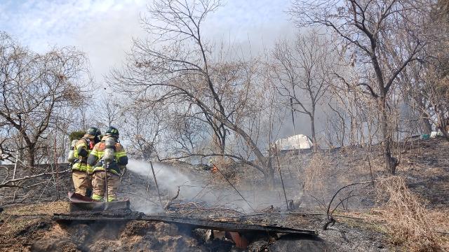 대전 야산서 불…70대 남성 숨져