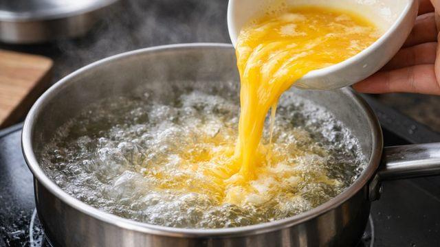 계란을 풀어 끓는 물에 부어만 보세요…이걸 이제야 안 게 후회됩니다