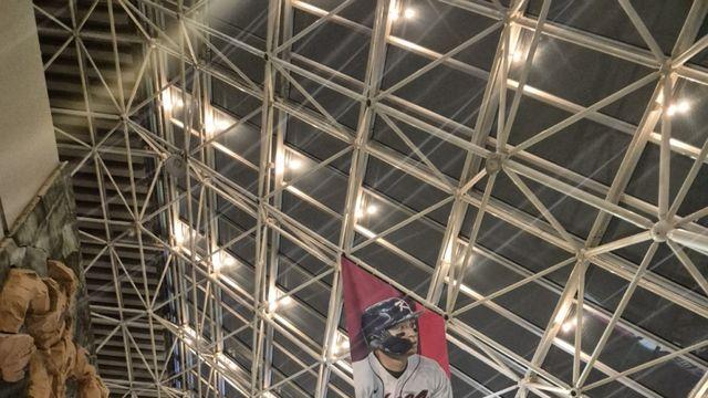 '위풍당당 이정후' 일본 야구 성지 도쿄돔에 '얼굴' 걸렸다…오타니·저지·소토 등과 어깨 나란히 [WBC 도쿄]