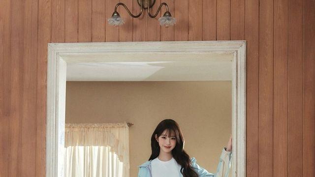 분명 의류 광고인데 장원영 얼굴만 보이는 마법