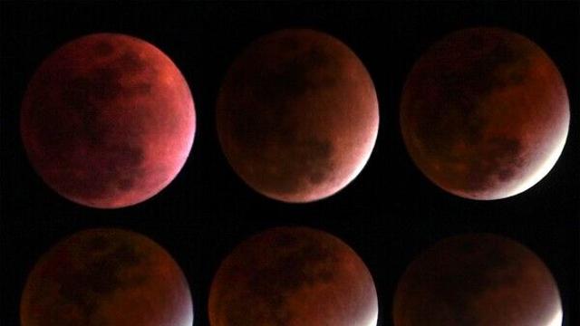 36년 만에 찾아온 개기월식… 정월대보름 무주의 밤하늘 붉게 물들다