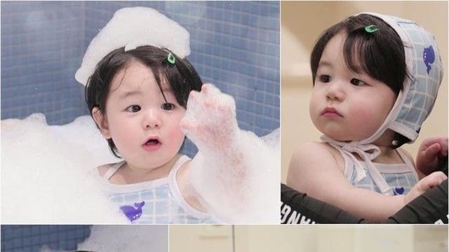 '슈돌' 심형탁 아들 하루, 수영복 자태 심쿵...이모티콘 나오나