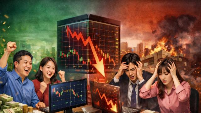 폭락장에 인버스 개미들은 한숨 돌렸다… '곱버스' 이틀 만에 45% 수익 '잭팟'