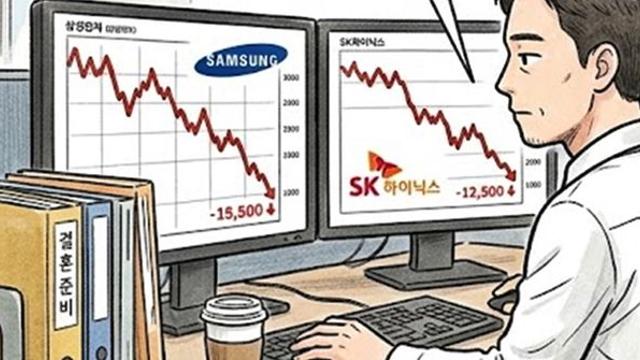 최근 결혼자금 3억 삼전·하닉 주식에 올인했던 공무원이 시장 급락에 보인 반응
