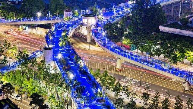 도로 위 1km 별빛이 흐른다…낭만 가득한 서울 '무료' 공중정원