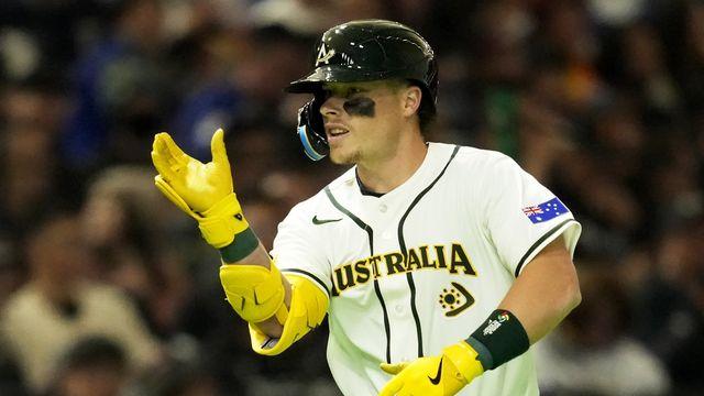 ‘1라운드 1번 찐재능’ 바자나 ‘결정적 홈런’→호주, 대만 3-0 완파