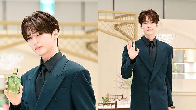 제로베이스원 성한빈, 봄향기와 함께 찾아온 햄자님