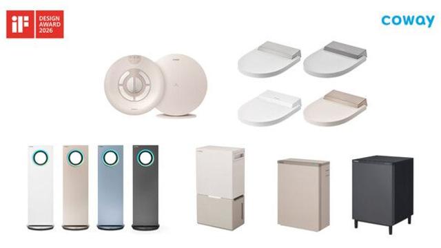 코웨이, 올해 If 디자인 어워드서 ‘본상 8개’ 받은 비결은?