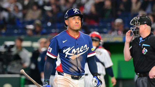 삼잔→삼진→삼진…韓, 어느 덧 삼진 13개→초반 맹타 덕에 '한일전 5-5 동점' 유지 [WBC]