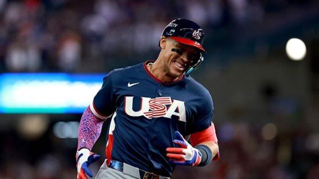 '우주최강' 미국 1회부터 폭발, 前 KIA 투수 혼쭐났다! '첫 WBC 발탁' 저지 첫 타석부터 선제 투런포 '쾅' [WBC]