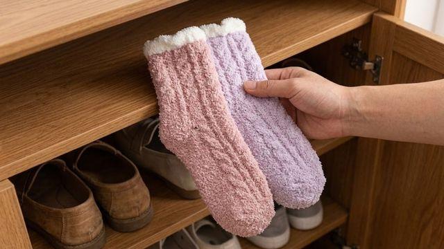 집에 있는 수면 양말은 앞으로 신발장에 갖다 두세요…한번 알면 평생 써먹습니다