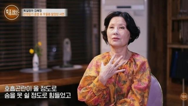 ‘복길 엄마’ 김혜정, 산속 생활 중…”’전원일기’ 종영 후 우울+공황장애” (특종세상)