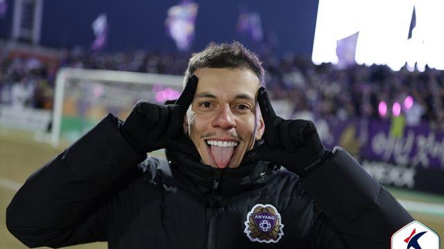 골대 불운? 문제없었다…마테우스 멀티골 폭발, 안양 '극장 역전승' 주인공→