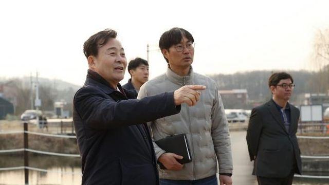 김성제 의왕시장, 왕송호수공원 일대 현장 점검