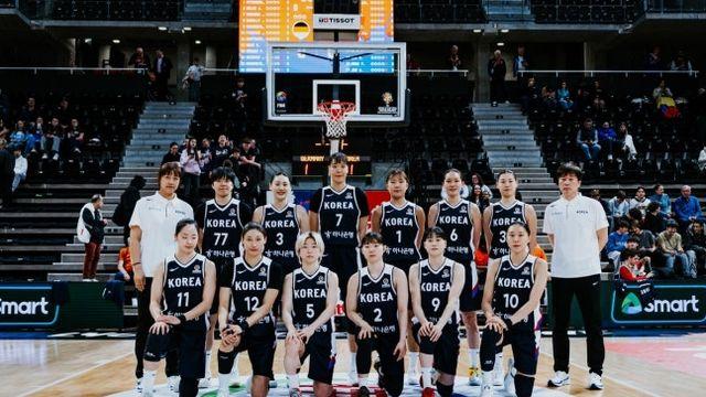 韓 여자농구, 월드컵 최종예선 1차전서 독일에 49-76 완패