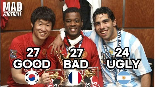 박지성은 '좋은 놈'→절친은 '나쁜 놈'과 '못생긴 놈'…