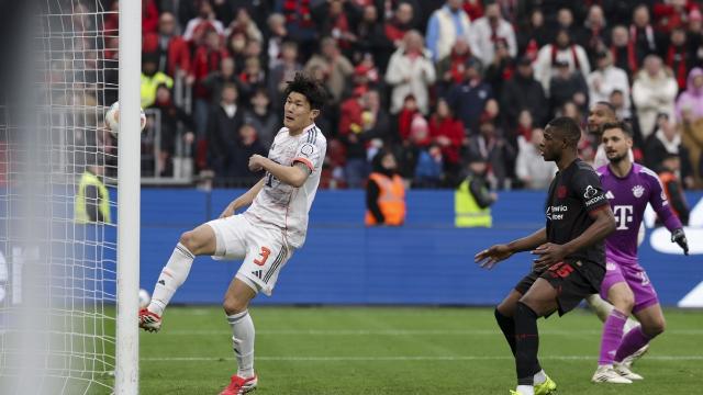 '김민재 교체투입·2명 퇴장' 뮌헨, 레버쿠젠과 1-1 무승부