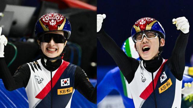 ‘환상 날밀기’ 김길리, 세계선수권 1000m 역전 금메달…임종언은 1500m 우승