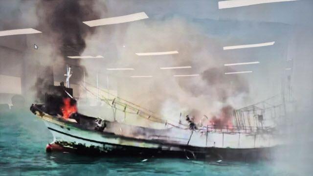 제주 차귀도 해상 선박 화재... 선원 10명 중 8명 구조