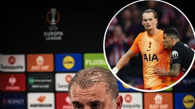 ‘투도르 저격?’ 포스테코글루, ‘17분 교체’ 골키퍼에 “내가 토트넘에 데려왔어, 매우 뛰어난 선수” 옹호