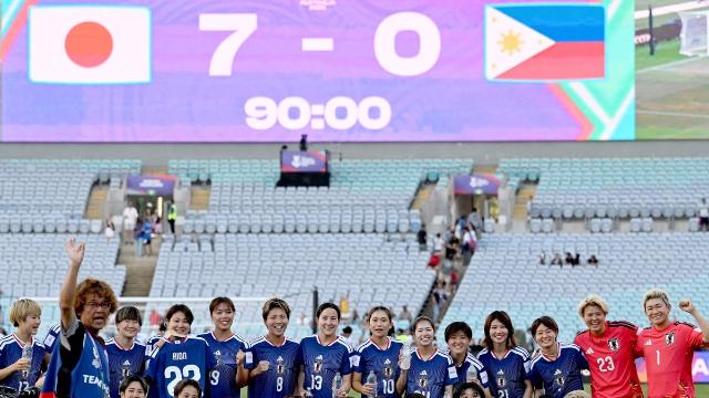 일본, 필리핀 7-0 대파하고 여자 아시안컵 4강행…한일전 성사