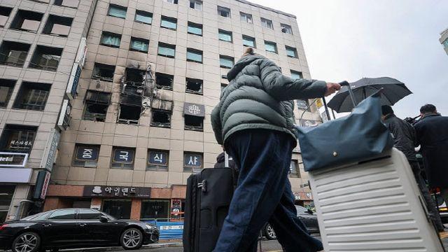 소공동 캡슐호텔 화재 합동 감식...일본 여성 여전히 의식불명