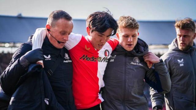 '부상' 황인범 제대로 걷지도 못했다, 반 페르시는 