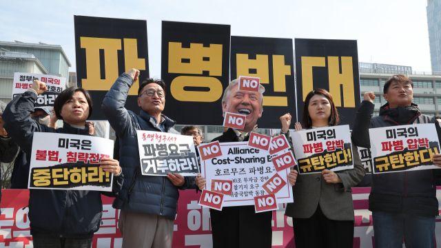 트럼프 '군함 파견' 요구에 與 