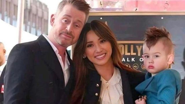 '나 홀로 집에' 맥컬리 컬킨 가족 사진