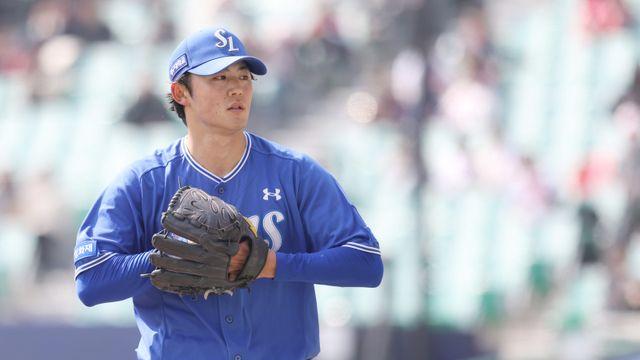 최고 158㎞라더니 현실은 148㎞…NPB 1군 경력 없는 미야지, 사사구 3개로 2실점 [IS 인천]