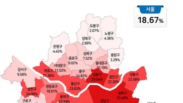 서울 공동주택 올해 공시 가격 두 자릿수 상승…가장 비싼 아파트 '에테르노 청담'