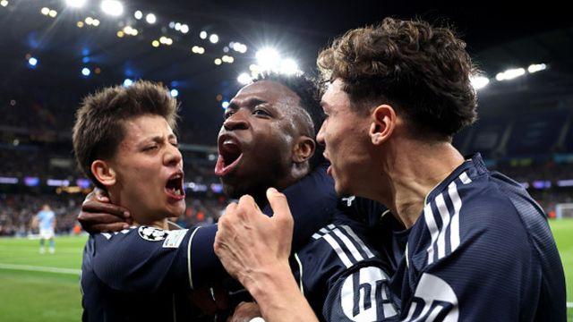 [UCL REVIEW] 비니시우스 멀티골 폭발! 레알 마드리드, ‘실바 퇴장’ 맨시티에 2-1 승리…합산 스코어 5-1로 8강행