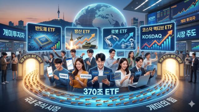 개미가 키운 ‘374조 ETF’…국장 흔드는 ‘보이지 않는 손’