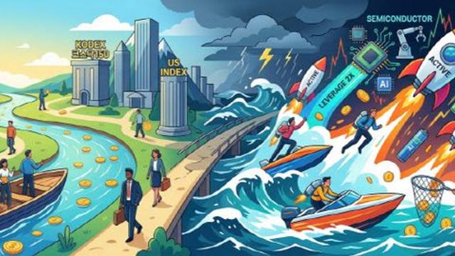 강세장엔 지수형, 흔들리자 테마형…개인 ETF 자금 대이동