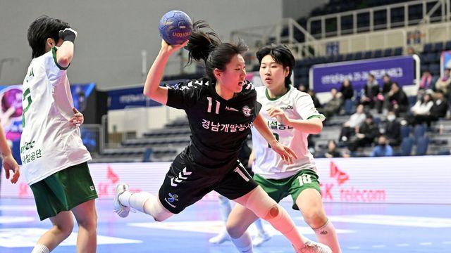 부산시설공단, 경남개발공사 꺾고 핸드볼 H리그 3위 굳히기