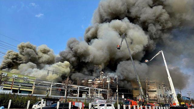 [속보] 대전 자동차 부품제조 공장 화재...25명 부상