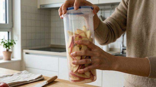 아침 사과에 '이것' 넣고 흔들기만 하세요…이렇게 편하고 맛있는 걸 몰랐네요
