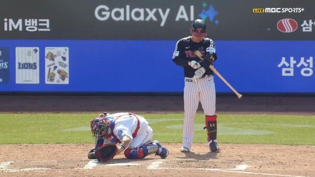 '강민호의 제스처가 애처롭다' 공이 뜨는 미야지, 탈삼진 6개에 볼넷 7개…WHIP 2.25 [IS 냉탕]