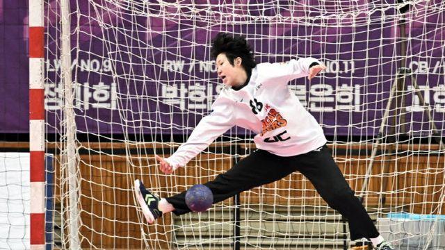 SK슈가글라이더즈, 삼척시청 완파… 16전 전승 질주 ‘우승 -1’