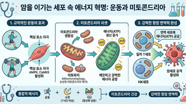 암 환자 운동이 항암치료 효과 높이는 이유