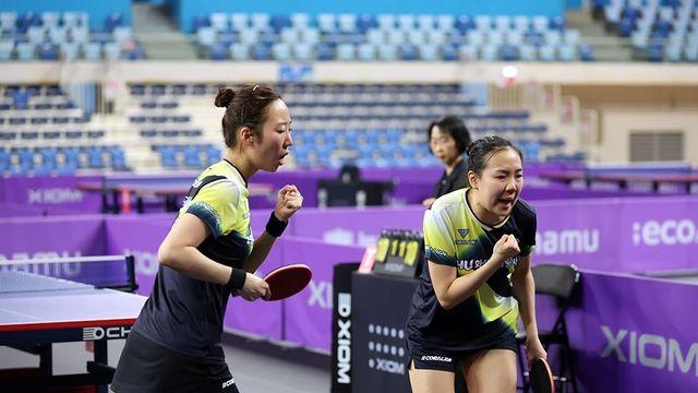 탁구 양하은-지은채·장한재-안준영, 프로리그 복식 초대 챔피언