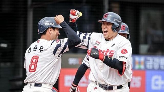 프로야구 롯데, 한화 꺾고 시범경기 선두 질주