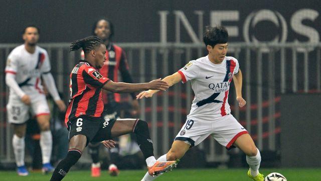 황인범에 이어 이강인까지? 이강인, 니스전서 왼쪽 발목 밟혀 부상으로 교체