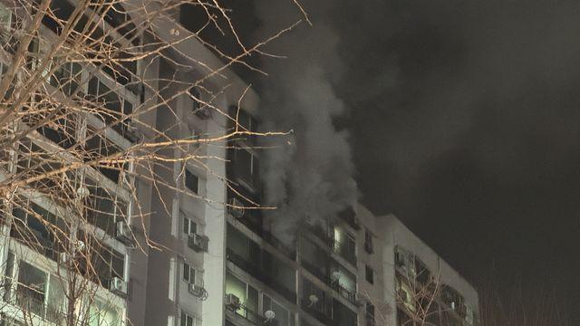 송파구 장미아파트서 불…40여분 만에 초진