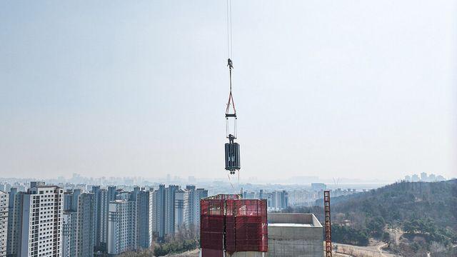 현대건설, 공동주택 최초 ‘모듈러 엘리베이터’ 상용화…OSC 가속