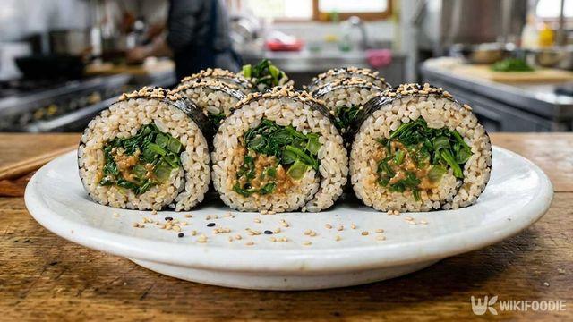 냉이 딱 한 줌 넣었을 뿐인데, 김밥이 이렇게 맛있어도 되나요