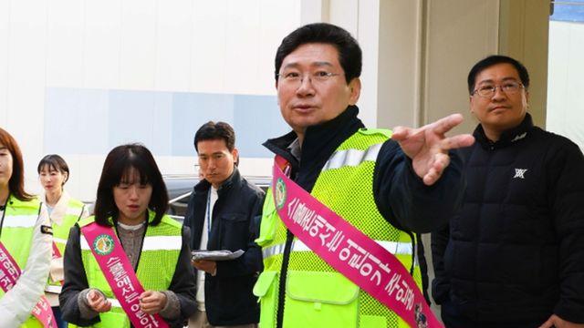 이상일 용인특례시장, 포곡초 교통지도봉사