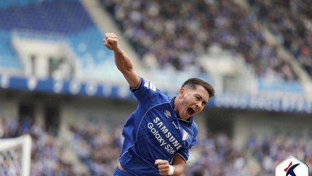 [K리그2 스타] 이정효 따라 온 새 에이스...헤이스가 진두지휘하는 수원 공격, '탈2부 기량' 주목